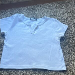 Brandy Melville Classic baby White Tee OS